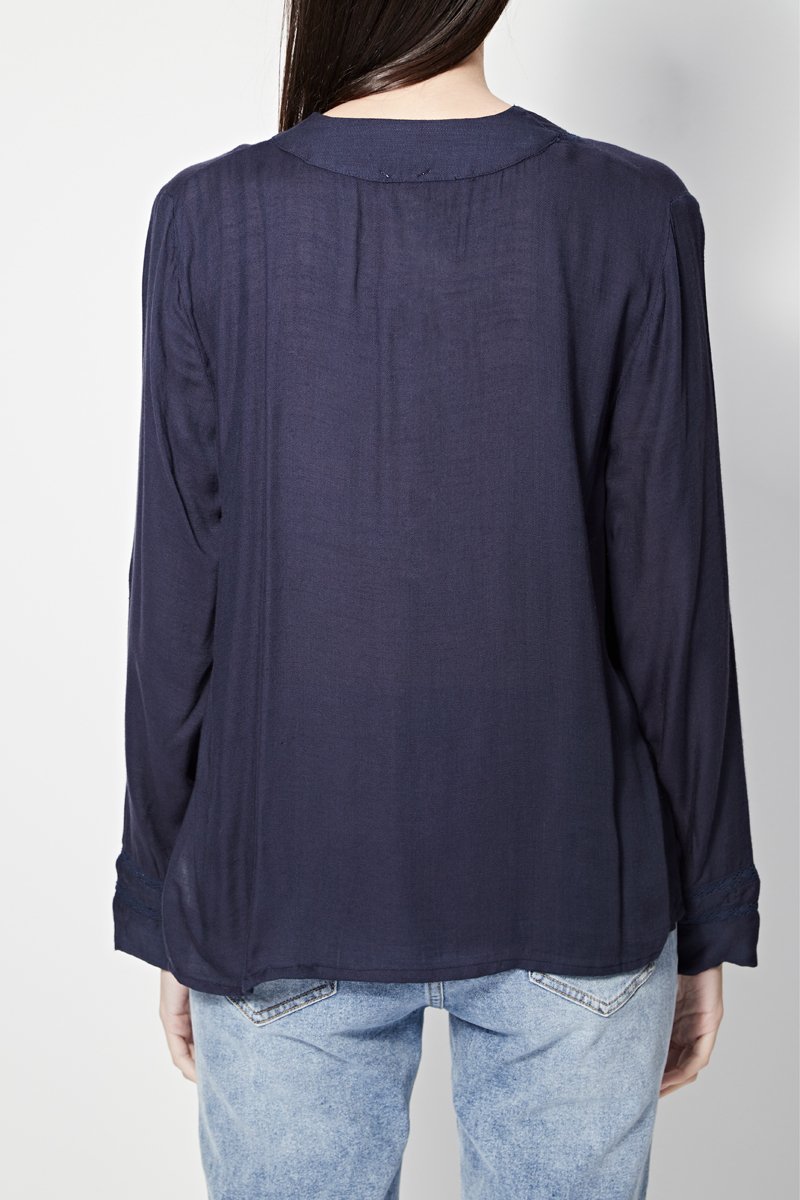 Blusa Tapovan - Azul Marino