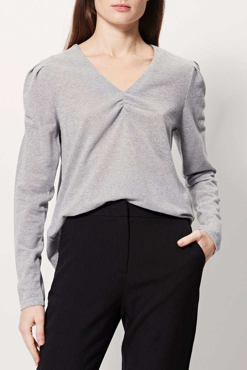 Blouse August - Gris Chiné