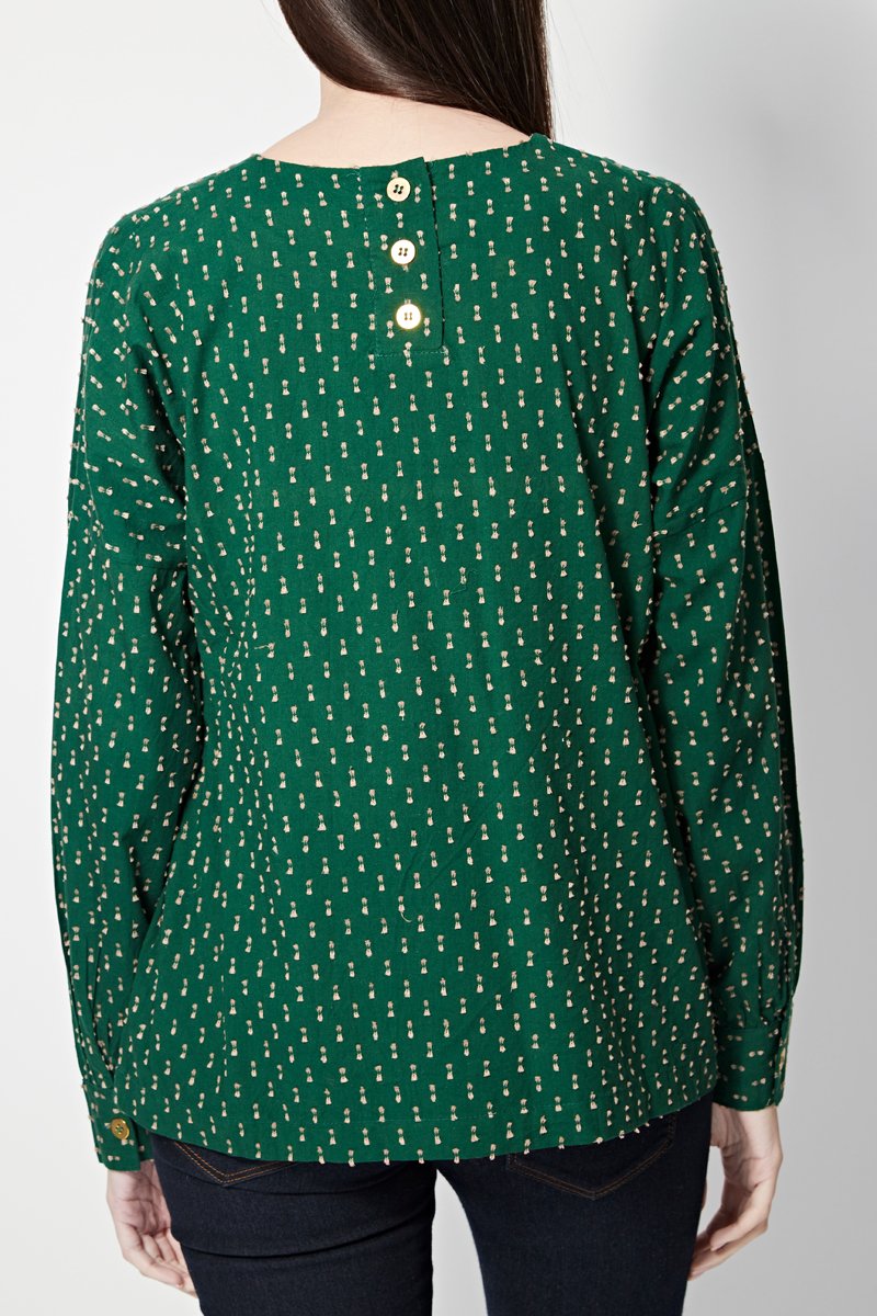Blouse Fabula - Vert Foncé
