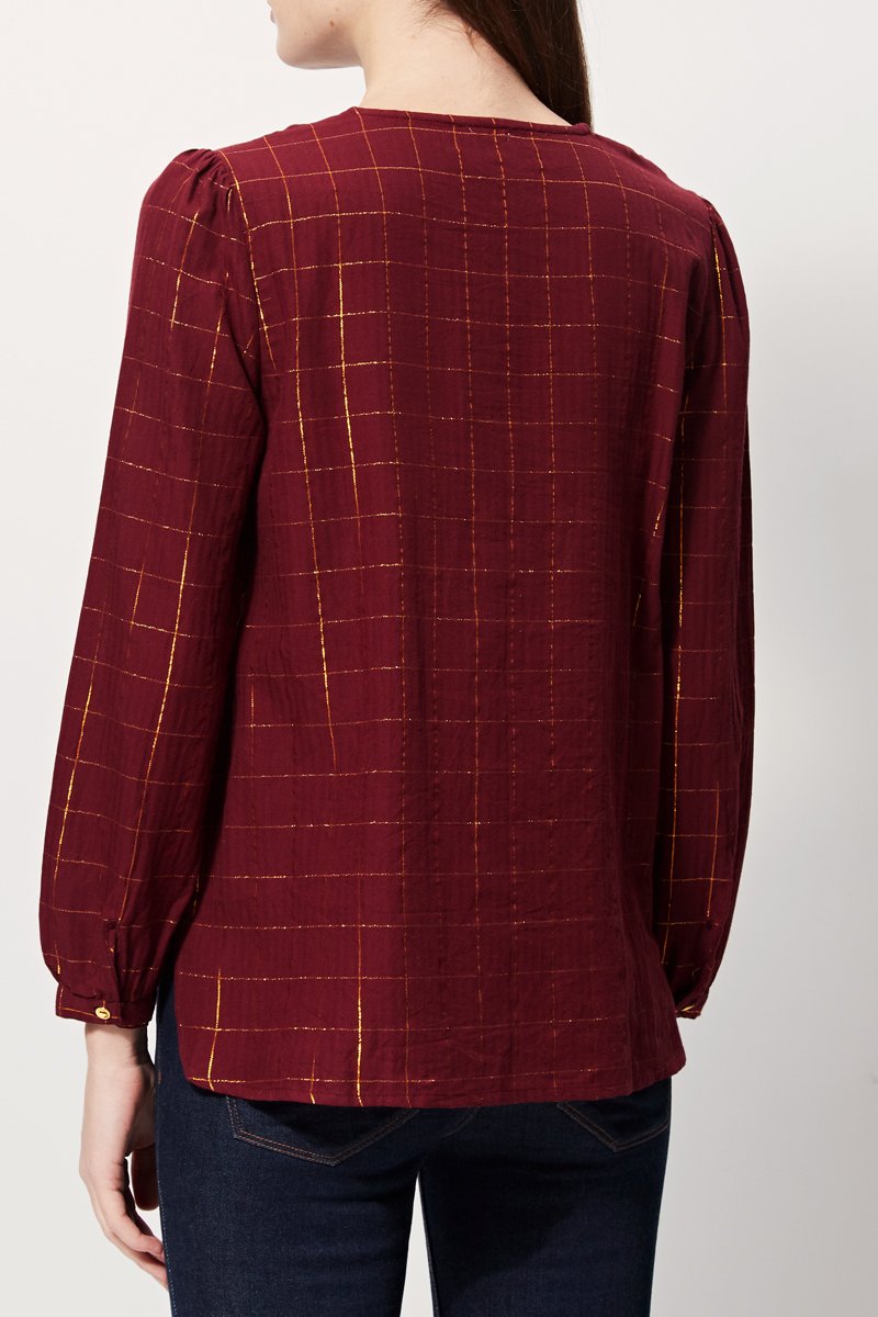 Blouse Fairfax - Bordeaux