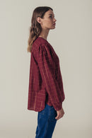 Blouse Fairfax - Bordeaux