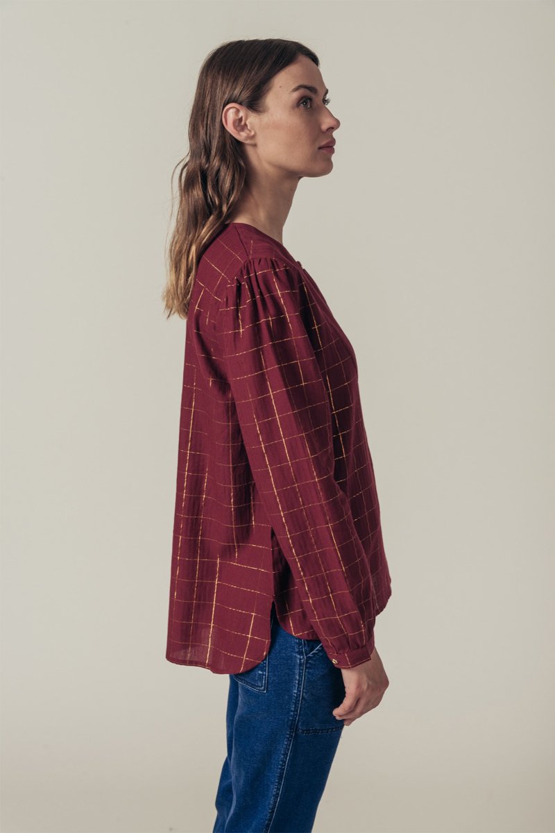 Blouse Fairfax - Bordeaux