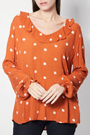 Blouse Fox - Rouge Brique