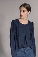 Blouse Fragola - Bleu Marine