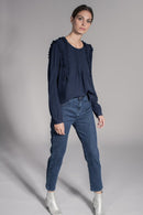 Blouse Fragola - Bleu Marine