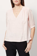 Blouse Plumetis - Rose Poudré