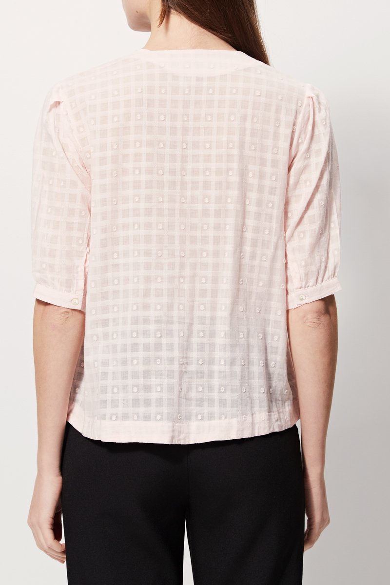 Blouse Plumetis - Rose Poudré