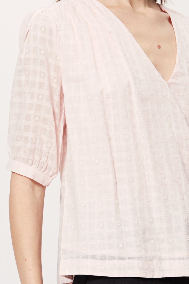 Blouse Plumetis - Rose Poudré