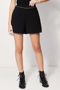 Ireland High Waisted Shorts - Black
