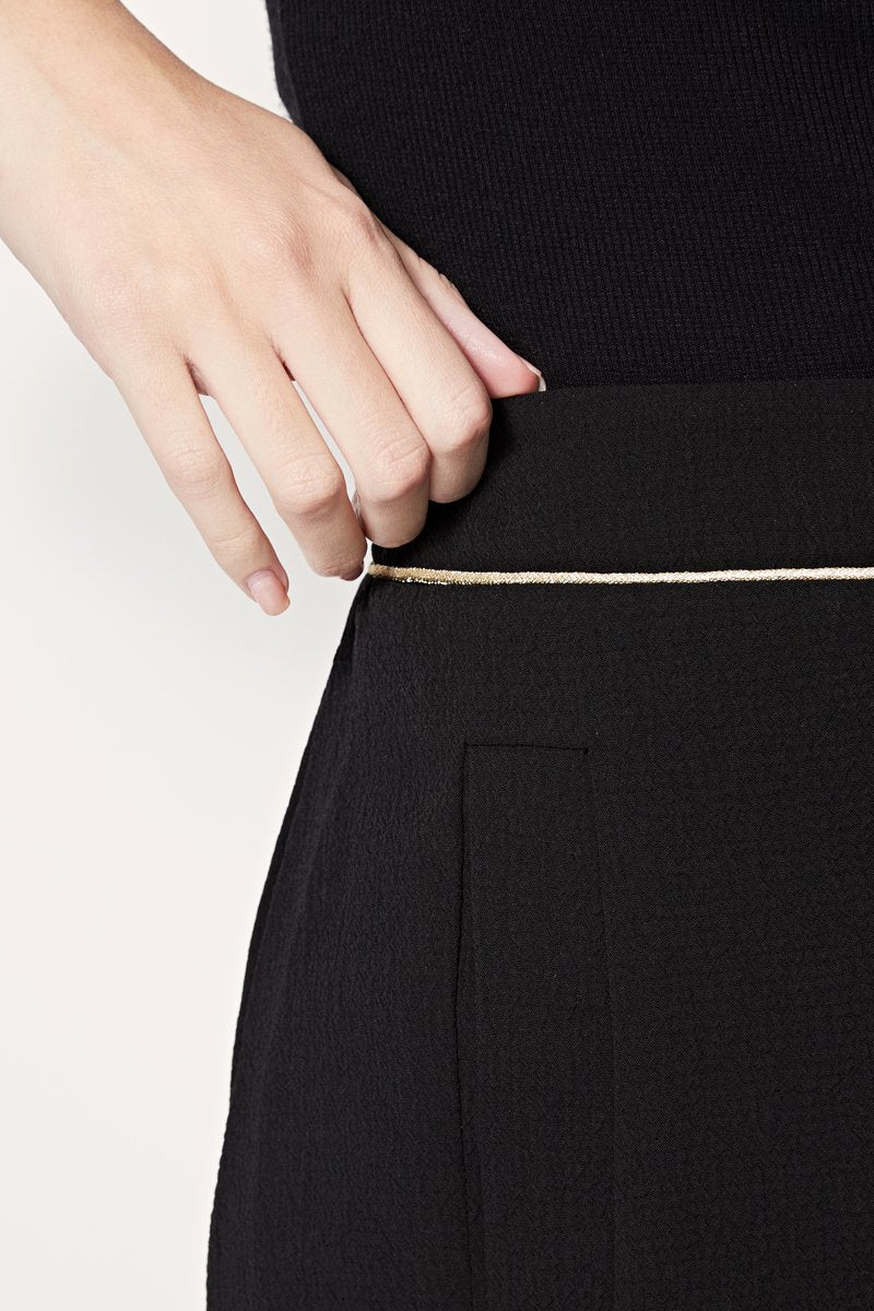 Ireland High Waisted Shorts - Black