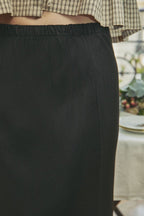 Jenine Straight Skirt - Black