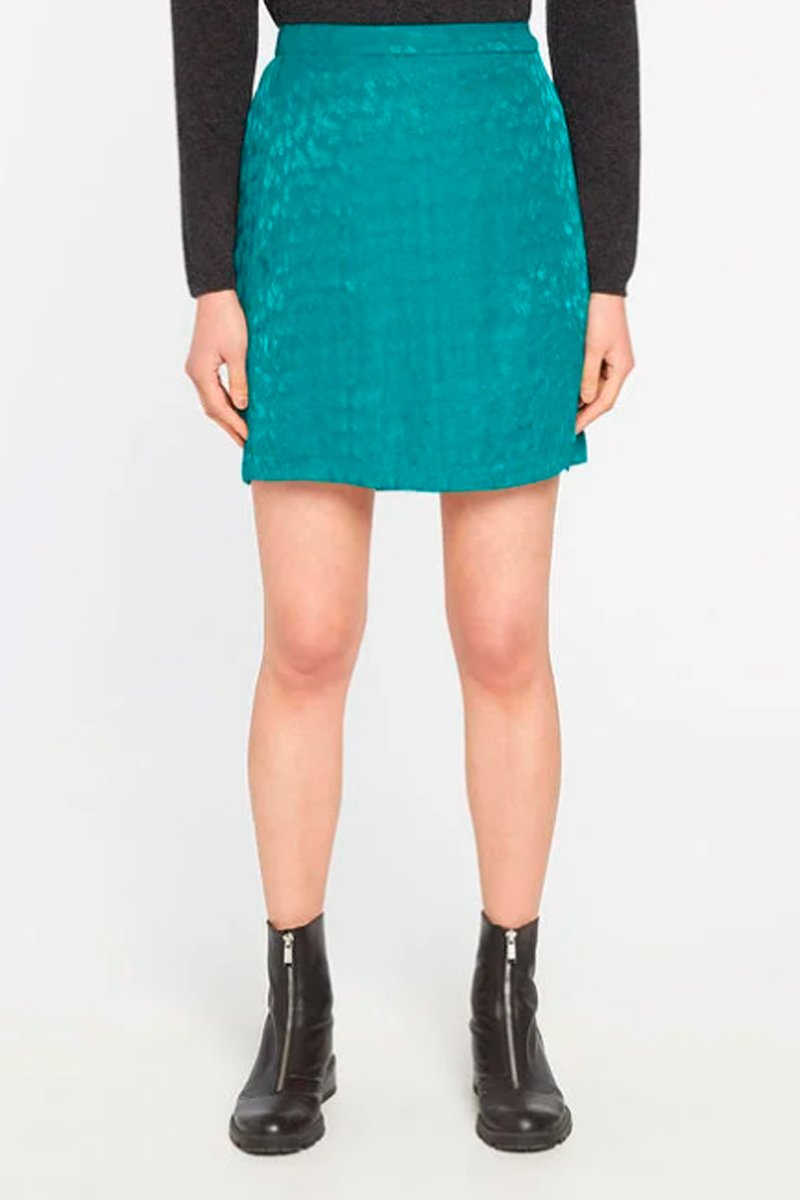 Straight Skirt - Emerald Green