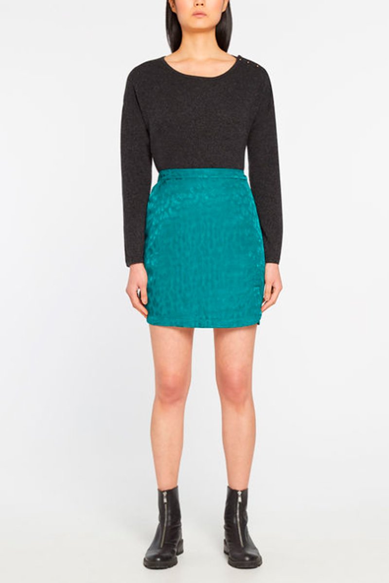 Straight Skirt - Emerald Green