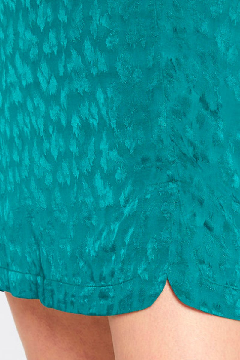 Straight Skirt - Emerald Green