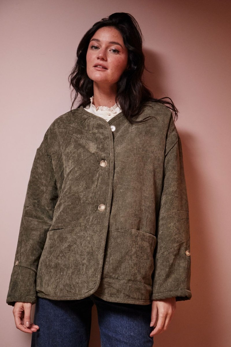 Chaqueta reversible Valet - Caqui
