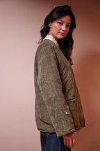 Chaqueta reversible Valet - Caqui