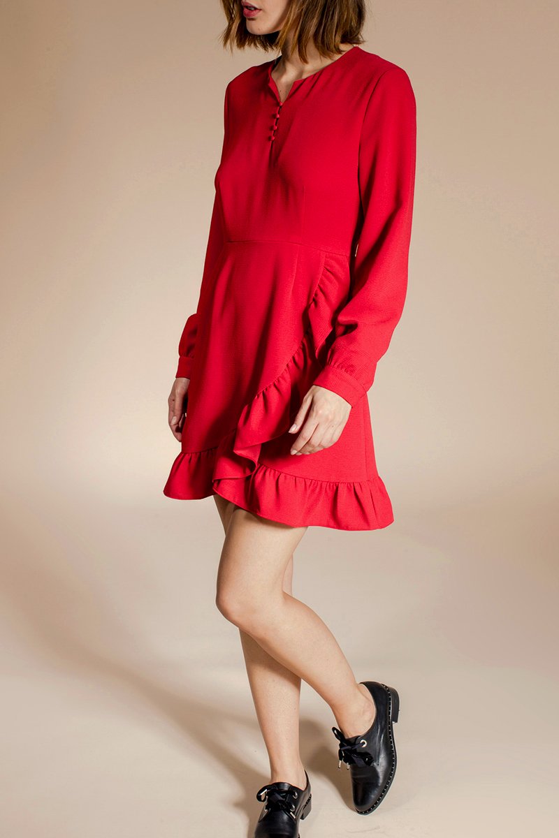 Vestido arcoíris - Rojo