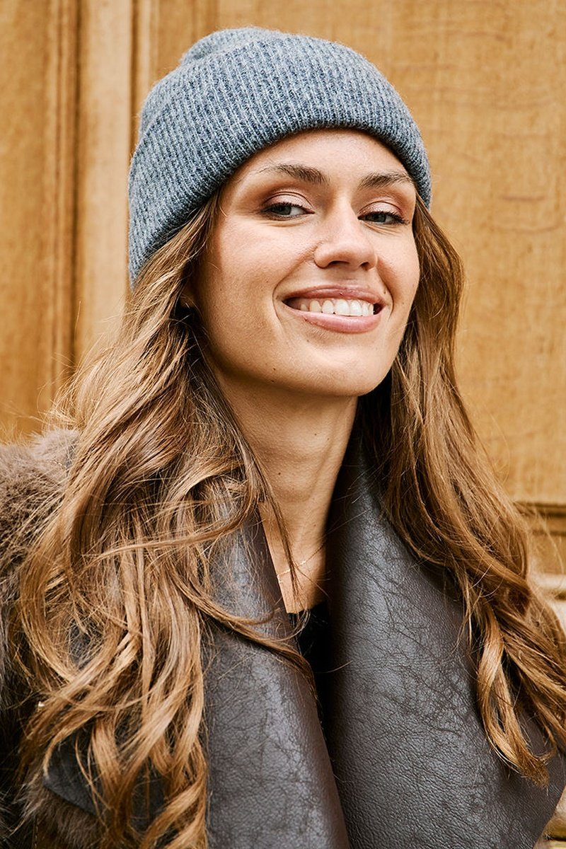 Bonnet En Laine Henri - Gris Chiné