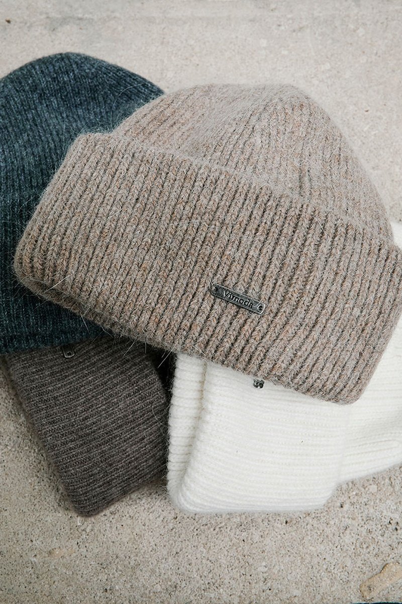 Bonnet En Laine Henri - Gris Chiné