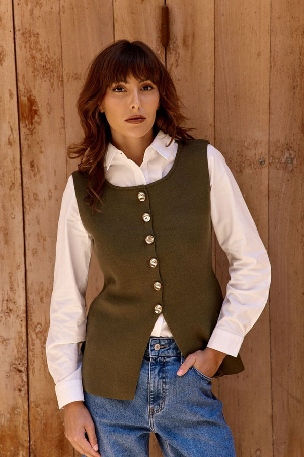 Gilet Sans Manches Montaine - Kaki
