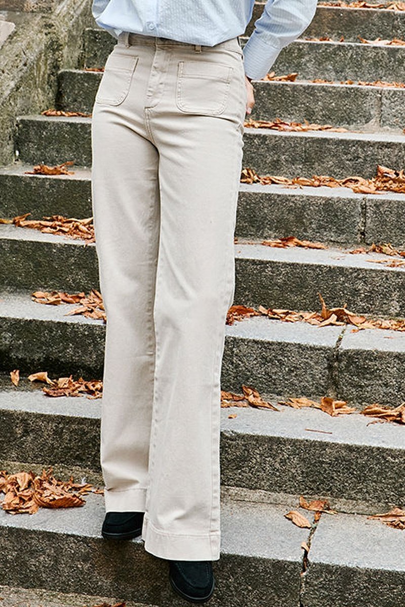 Jean Taille Haute Pablo - Beige