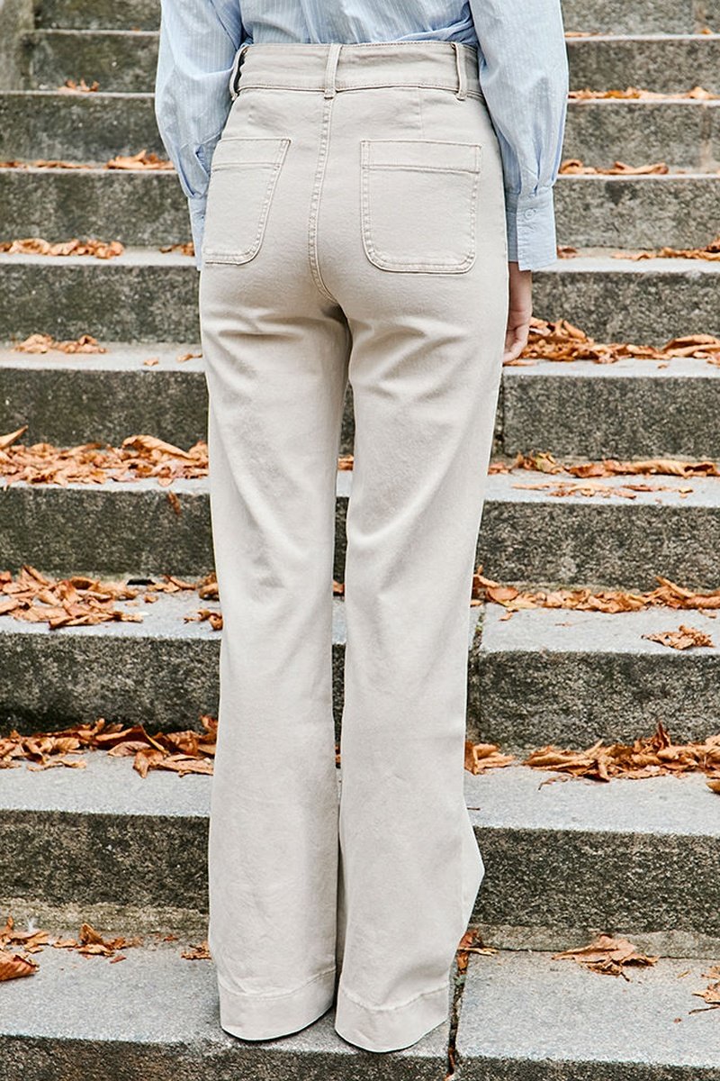 Jean Taille Haute Pablo - Beige