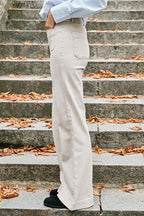 Jean Taille Haute Pablo - Beige