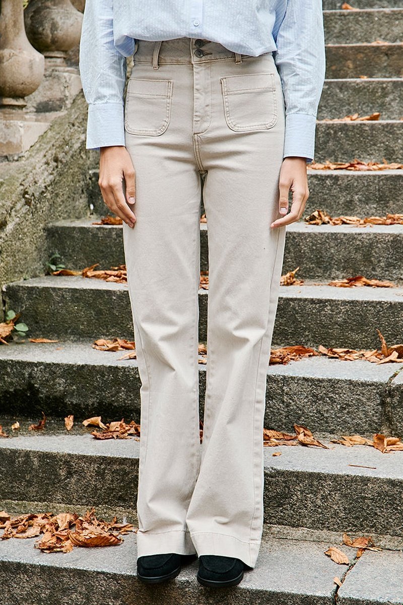 Jean Taille Haute Pablo - Beige