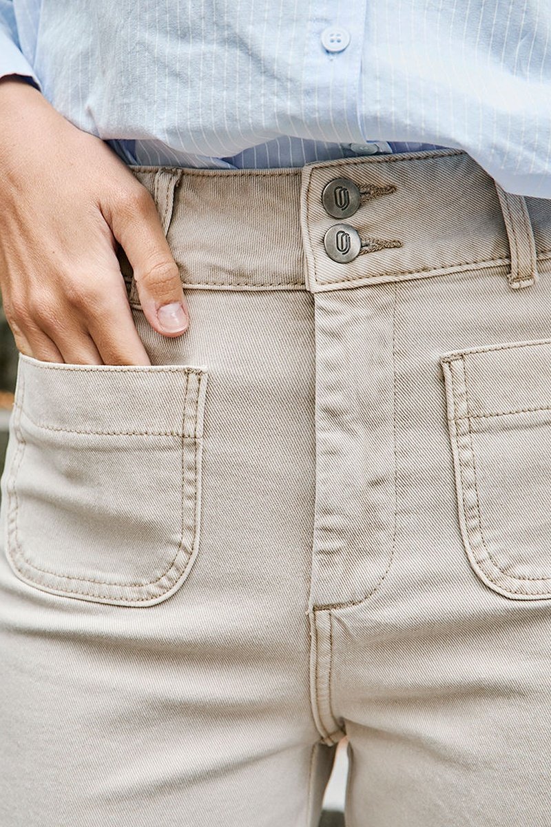 Jean Taille Haute Pablo - Beige
