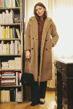 Manteau Laurine - Marron Clair