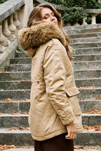 Parka À Capuche Lenny - Beige