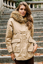 Parka À Capuche Lenny - Beige