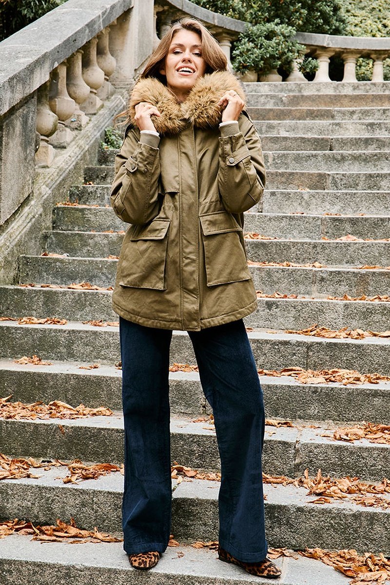 Parka À Capuche Lenny - Kaki