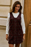 Robe Droite Raya - Bordeaux