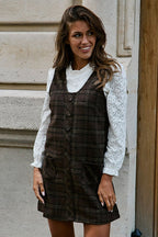 Robe Droite Raya - Marron Foncé