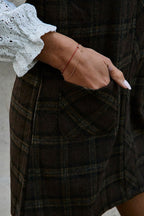 Robe Droite Raya - Marron Foncé