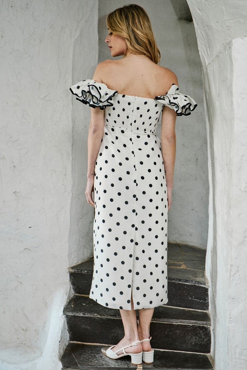 Robe Midi Rejane - Blanc