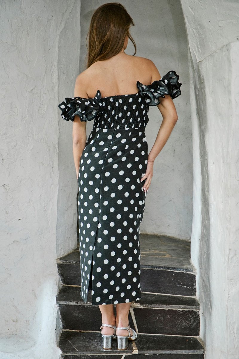 Robe Midi Rejane - Noir