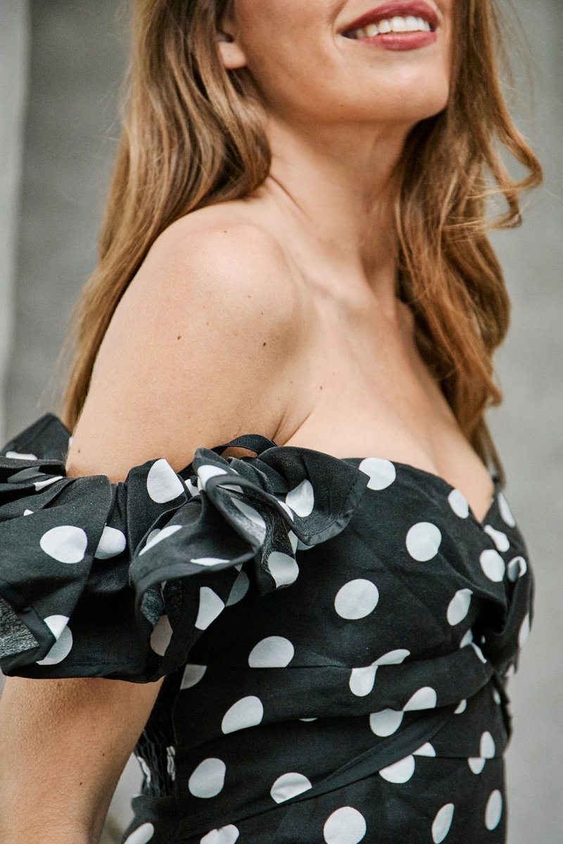 Robe Midi Rejane - Noir