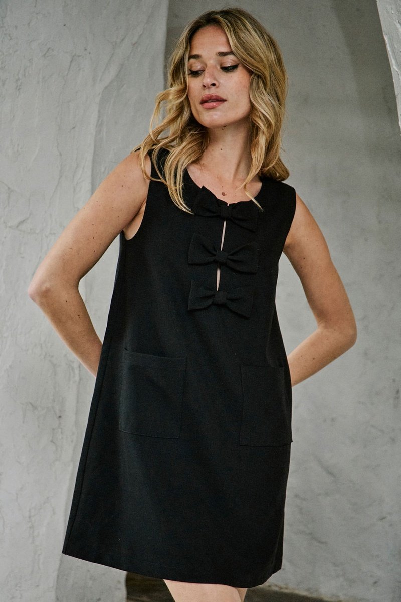 Robe Trapèze Rayane - Noir