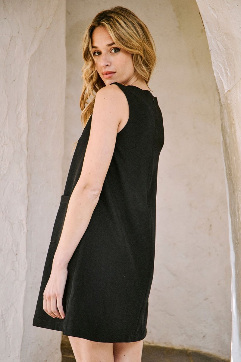 Robe Trapèze Rayane - Noir
