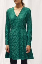 Skater Dress - Emerald Green