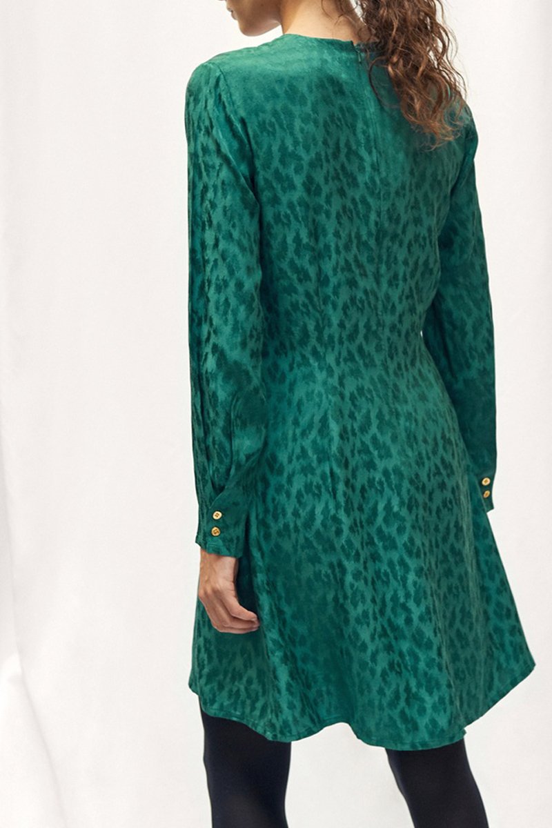 Skater Dress - Emerald Green