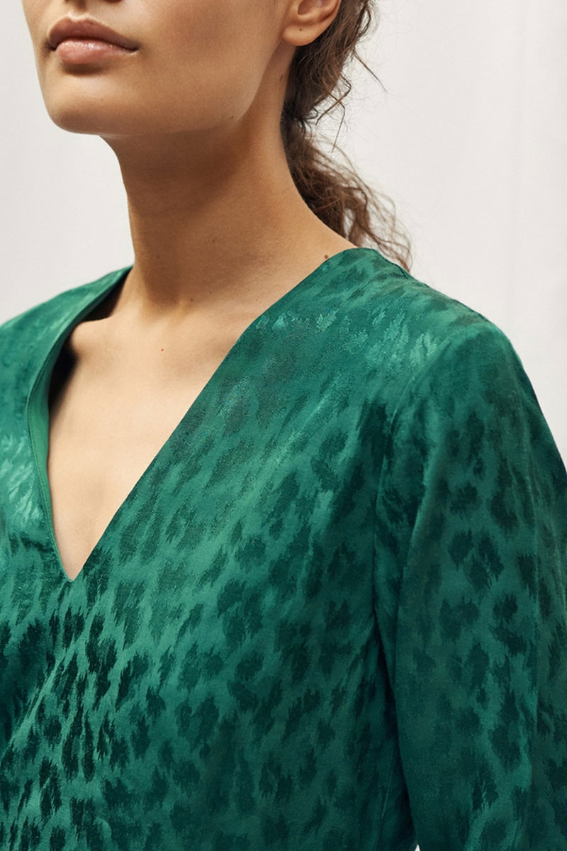 Skater Dress - Emerald Green