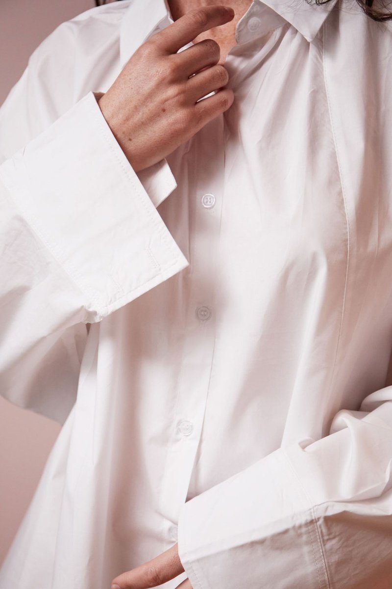 Reef Shirt Dress - White