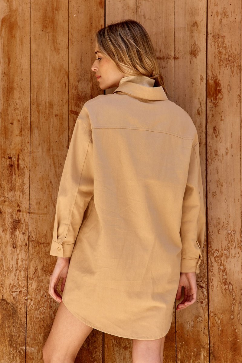 Robe Chemise Rime - Beige