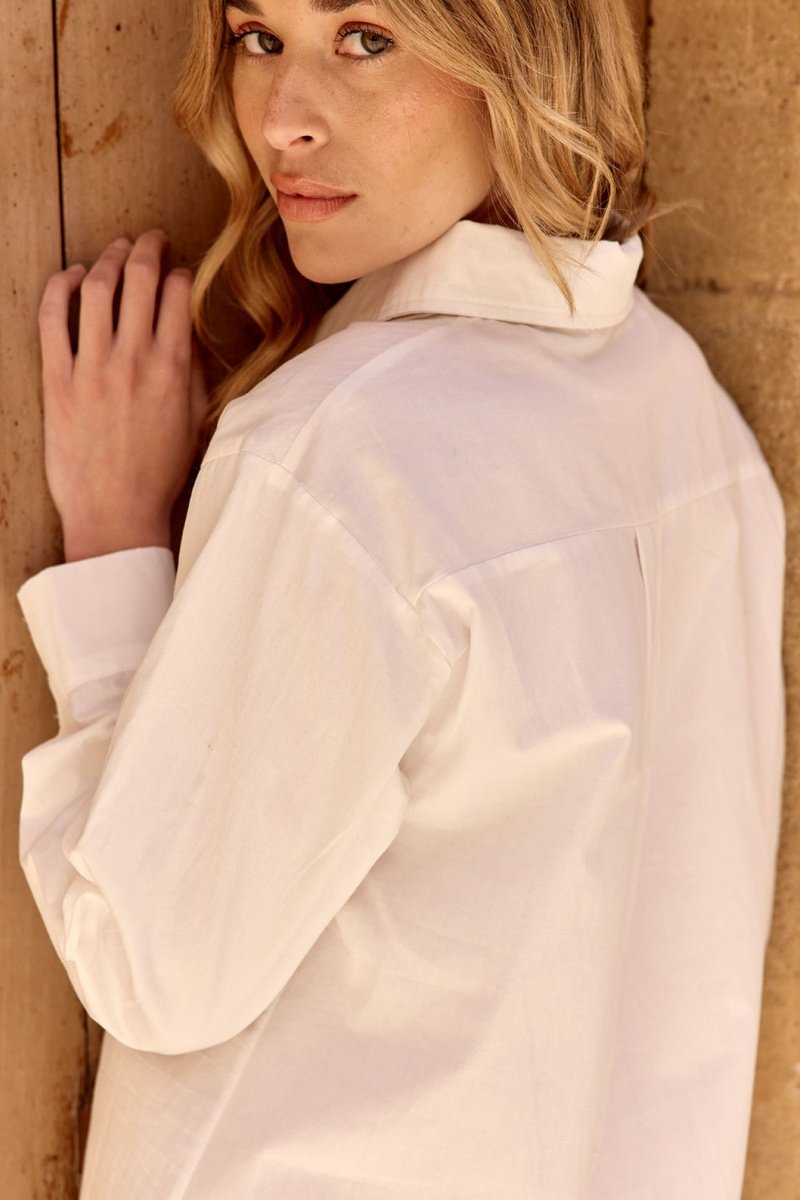 Robe Chemise Charlene - Blanc
