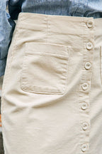 Minijupe En Velours Jeanna - Beige