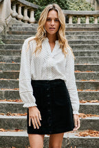 Minijupe En Velours Jeanna- Noir