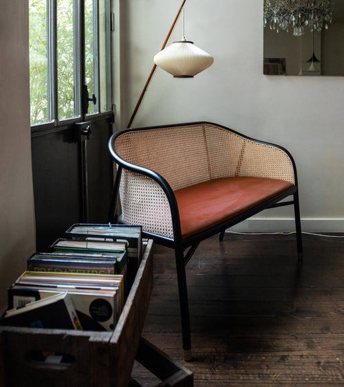 Banquette - Cavallo - Velours - Brique